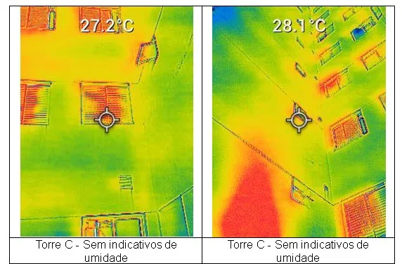 Inspeção predial em fachada: imagens captadas por drone