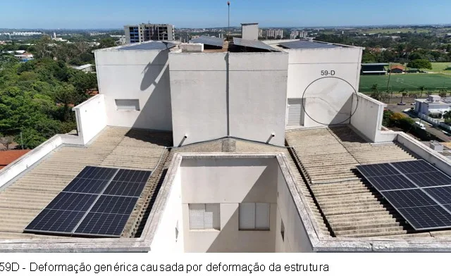 Trinca na cobertura: nova visão do prédio com drone